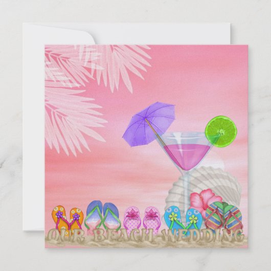 Beach Wedding - SRF Kaart (Voorkant)