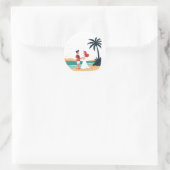 Beach Wedding Sticker (Tas)
