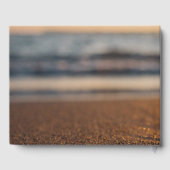 Beach Wedding Sunset Seashell Gastenboek (Achterkant)