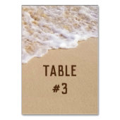 Beach Wedding Surf Kaart (Achterkant)