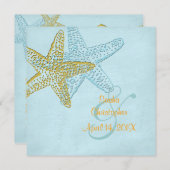  Beach Wedding-uitnodigingen Kaart (Voorkant / Achterkant)