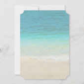 Beach Wedding Vrijgezellenfeest Kaart (Achterkant)