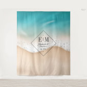 Beach Wedding Wandkleed (Voorkant)