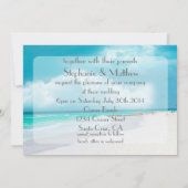 Beach Wedding We doen het op het Beach Wedding Kaart (Achterkant)