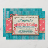 Beach Weekend Getaway Bachelorette Kaart (Voorkant / Achterkant)