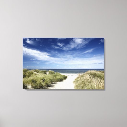 Beach, Welfleet MA Canvas Afdruk (Voorkant)
