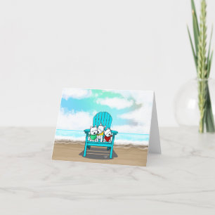 Beach Westies Note Kaart