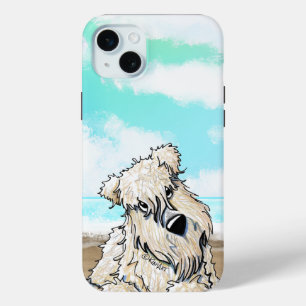 Beach Wheaten Terrier iPhone Hoesje