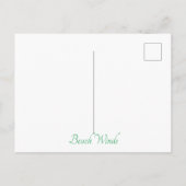 Beach Winds Briefkaart (Achterkant)