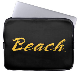 Beach Wordmark Laptop Sleeve
