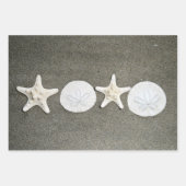 Beach X's en O's cadeaupapier (Voorkant 3)