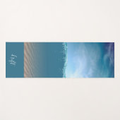 Beach Zee Ocean Wave Meditation Yogamat (Voorkant (horizontaal))