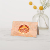 Beach Zee Shell Elegant Wedding Verloving Event (Achterkant)