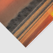 Beach Zee Wave Sunset Tissuepapier (Detail)