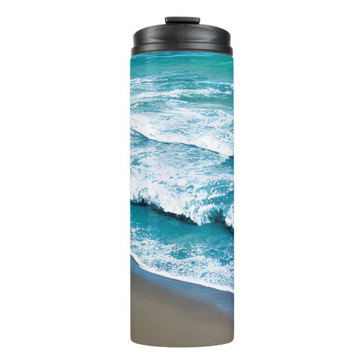 Beach Zee Waves Thermosbeker (Voorkant)