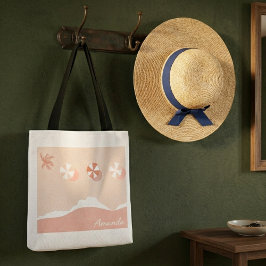 Beach Zee zomervakantie gepersonaliseerd Draagtas