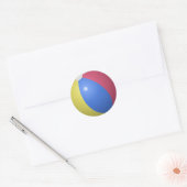 Beachball Blow up Ball Ronde Sticker (Envelop)