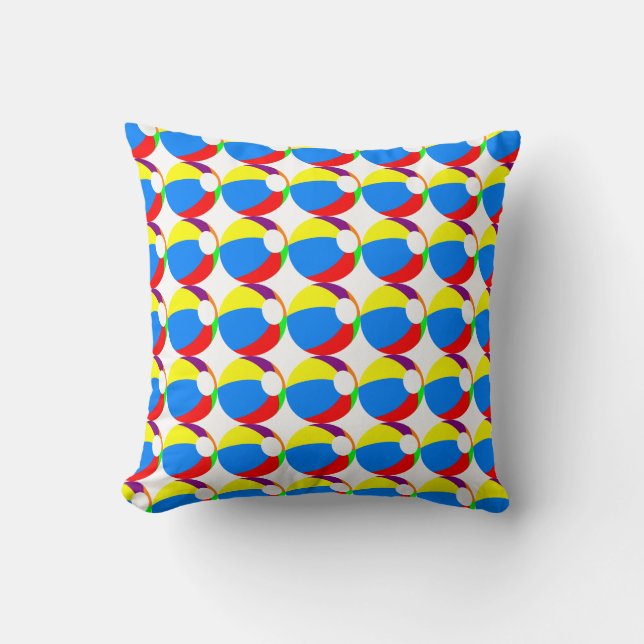 Beachball Pillow Kussen (Voorkant)