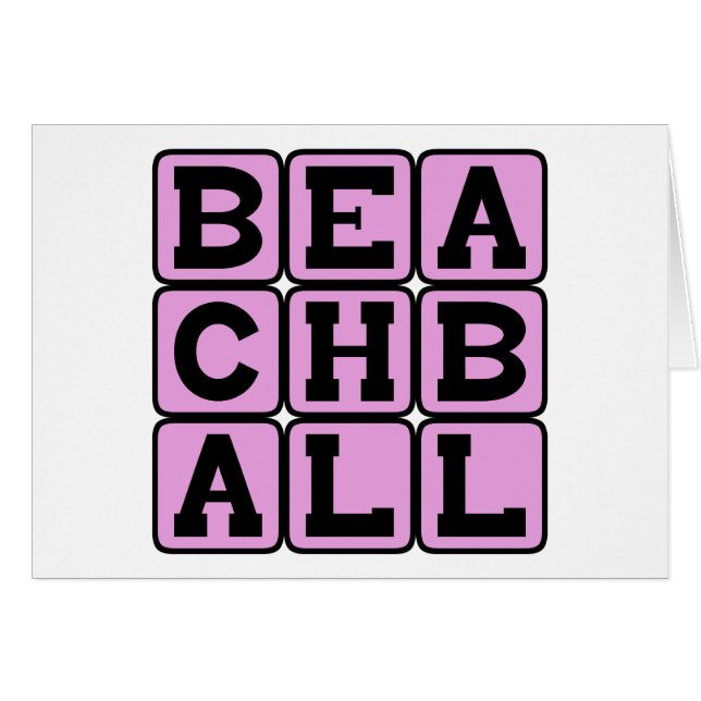 Beachball, strand Speelgoed (Voorkant Horizontaal)