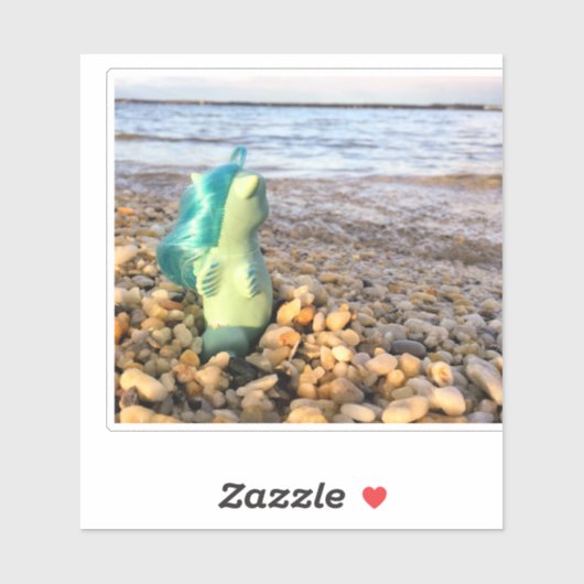 Beachcomber Baby Sea Pony at the Beach Sticker (Vel)