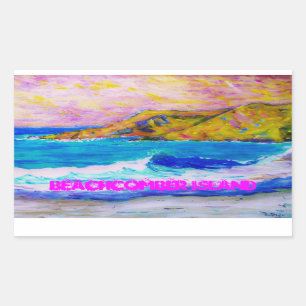 Beachcomber Rechthoekige Sticker