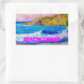 Beachcomber Rechthoekige Sticker (Tas)