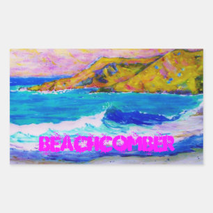 Beachcomber Rechthoekige Sticker