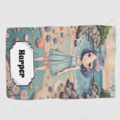 Beachcomber's Bliss gepersonaliseerd Golfhanddoek (Horizontaal)