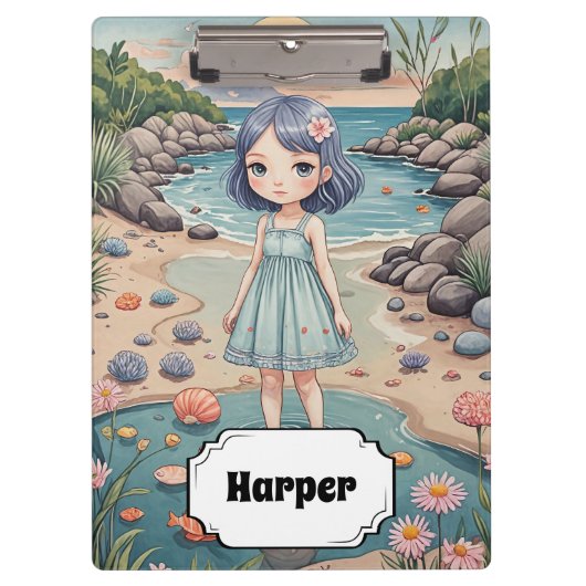 Beachcomber's Bliss gepersonaliseerd Klembord (Voorkant)