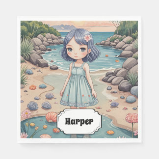 Beachcomber's Bliss gepersonaliseerd Servet