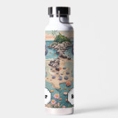 Beachcomber's Bliss gepersonaliseerd Waterfles (Links)