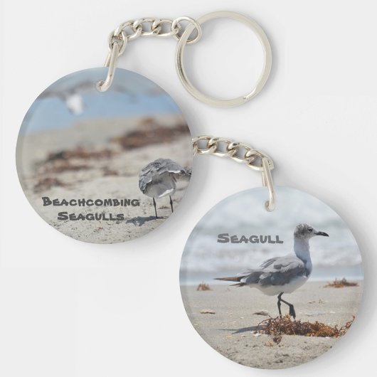 Beachcombing Seagull, persoonlijk Sleutelhanger