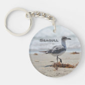 Beachcombing Seagull, persoonlijk Sleutelhanger (Voorkant)