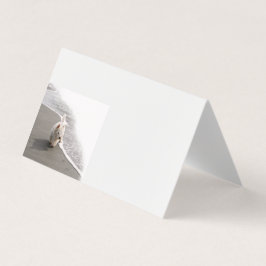 Beachcombing Westie Foto Visitekaartjes