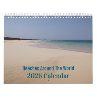 Beaches Around The World 2026 Calendar Kalender