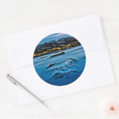 Beaches Park Breakwall 4 Ronde Sticker (Envelop)