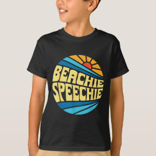 Beachie Speechie Logopedie Strand Retro Zomer T-shirt