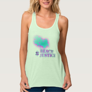 #BEACHJUSTICE Retro Dames in Tank