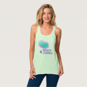 #BEACHJUSTICE Retro Dames in Tank (Volledige Voorkant)