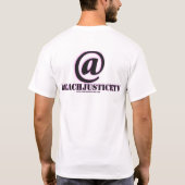 #BEACHJUSTICE Shameless TV Shirt (Achterkant)