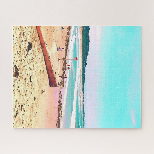 Beachscape Australia uitdagend Legpuzzel (Horizontaal)