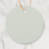 Beachside Pampas Grass Bruiloft Dank u Bedankjes Labels (Achterkant)