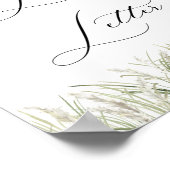 Beachside Pampas Grass Love Letter Poster (Hoek)