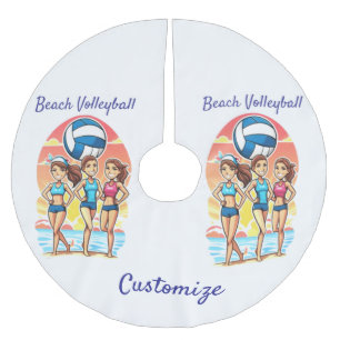 Beachvolleybal Meisjes Thunder_Cove Kerstboom Rok