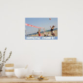 BeachVolleyball Smashin Tilt Poster (Keuken)