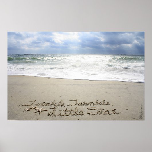 Beachwrite's Twinkle Twinkle Poster (Voorkant)