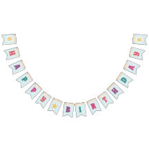 Beachy Birthday Bubbles Roze Blauwgroen Paars Peac