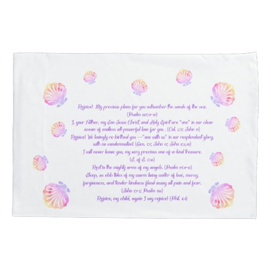 Beachy Blessings Pillowcase Kussensloop (Achterkant)