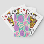 Beachy Boho Print Pokerkaarten (Achterkant)