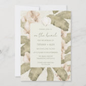 Beachy Boho Wedding Kaart (Voorkant)